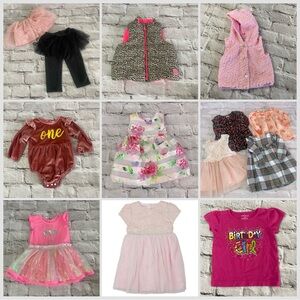Girls 12-18 Months Clothes Bundle - All Items Shown For $40